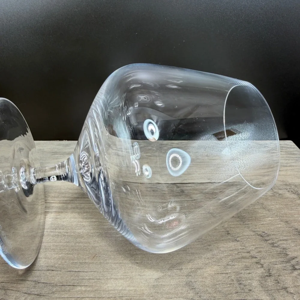 Williams‎ Sonoma Brandy Snifter Clear Glass Cognac Stemware Cup 5 Inch Tall